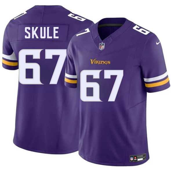 Men & Women & Youth Minnesota Vikings #67 Justin Skule Purple 2025 F.U.S.E. Vapor Untouchable Limited Stitched Jersey